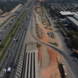 CCR ViaOeste realiza intervenção na Alameda Xingu para  lançamento de vigas da Nova Ponte Guilherme de Almeida