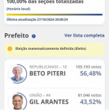 Eleições – Resultado em Barueri, Beto Piteri vence Gil Arantes