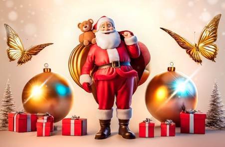 Alpha Square Mall terá chegada do Papai Noel no dia 16 de novembro e atividades gratuitas para as crianças a partir das 11h30