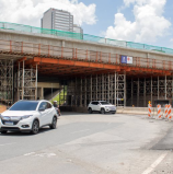 Semurb comunica interdição parcial nesta semana no trevo de Alphaville